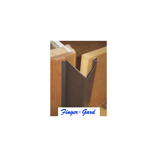 Door finger guard for push side of a standard door - Fingersafe® Door  safety finger protection guards